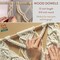 CraftySticks 10 Pack Round Wood Dowels 3/4 x 12 Inch Unfinished Pine Wood Dowels Made in The USA